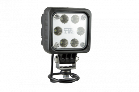 Lampi de lucru LED - Lampa de lucru patrat 6LED 12v-24v WES