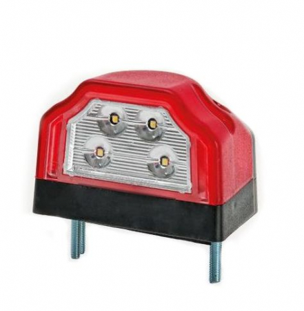 Lampi numar LED - Lampa numar circulatie LED FT Rosu 12V-24V