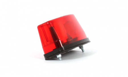 Lampa numar circulatie rosu cu bec 12v-24V [2]