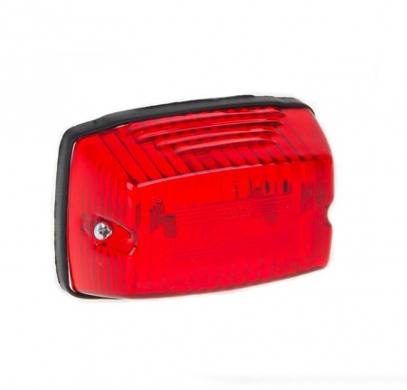 Lampa pozitie dreptunghiular cu bec rosu [1]