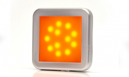 Lampa pozitie laterala 12LED mat 12v-24v [1]