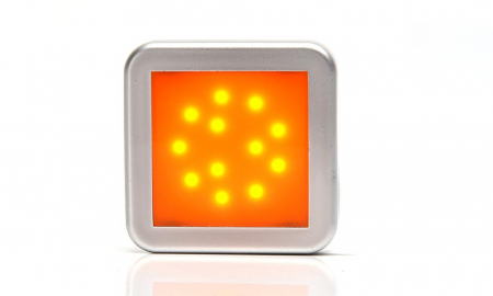 Lampa pozitie laterala 12LED mat 12v-24v [2]