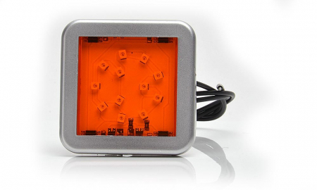 Lampa pozitie laterala 12LED patrat 12v-24v [3]