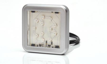 Lampa pozitie laterala 12LED patrat 12v-24v [3]