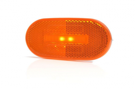 Lampi auto LED - Lampa pozitie LED clips ORANGE 12-24V