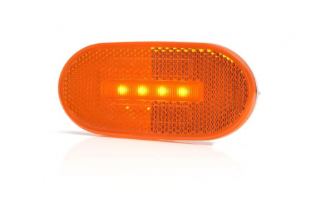 Lampi auto LED - Lampa pozitie LED clips2 ORANGE 12-24V