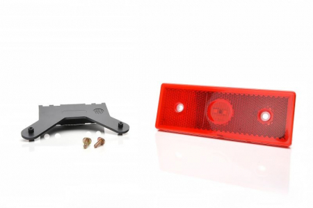Lampa pozitie RECT1 LED RED 12-24V [9]