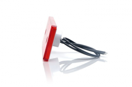 Lampa pozitie RECT1 LED RED 12-24V [4]