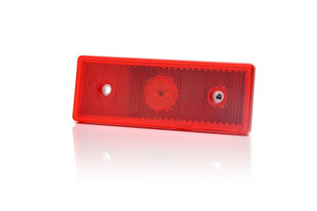 Lampa pozitie RECT1 LED RED 12-24V [3]