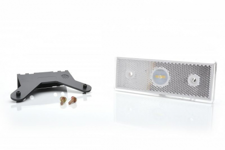 Lampa pozitie RECT1 LED WHITE 12-24V [7]