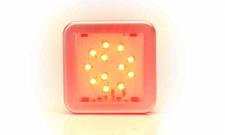 Lampa pozitie spate 12LED patrat 12v-24v [2]
