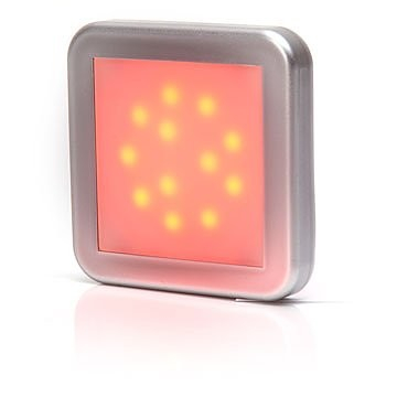 Lampi auto LED - Lampa pozitie spate 12LED patrat mat 12v-24v