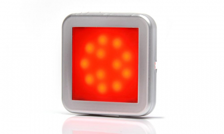 Lampa pozitie spate 12LED patrat mat 12V-24V [1]