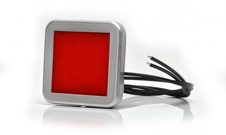 Lampa pozitie spate 12LED patrat mat 12V-24V [4]