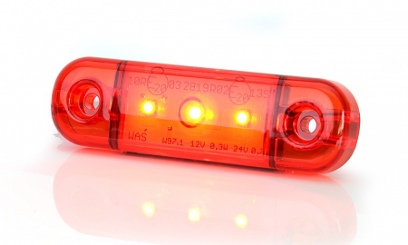 Lampi auto LED - Lampa pozitie spate 3LED 12V-24V slim