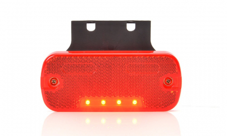 Lampi auto LED - Lampa pozitie spate oval rosu 4LED 12-24V