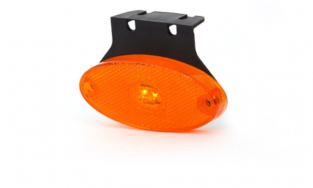 Lampa semiremorca laterala 2LED 12V-24V cu suport [1]