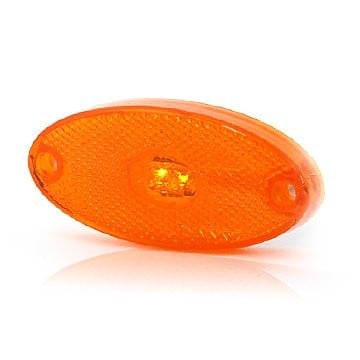 Lampi auto LED - Lampa semiremorca ovala laterala 2LED 12V-24V