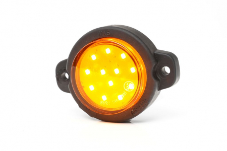 Lampi semnalizare LED - Lampa semnalizare rotund 12LED 12V-24V