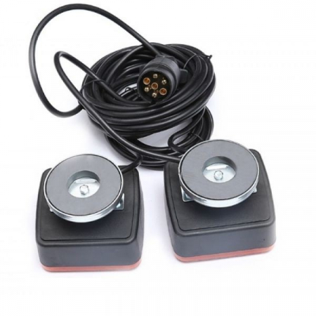 Lampa spate bec cu magnet  cu cablu mufa 7 pini  set [2]