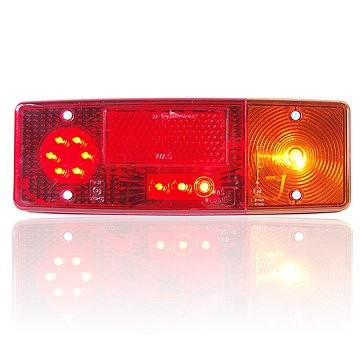 Lampi auto LED - Lampa spate dreptunghiulara combinata LED si bec