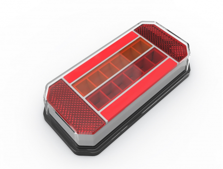Lampi remorca si auto LED - Lampa spate mini 18LED 12V-24V