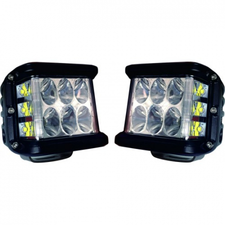 Lampi de lucru LED - Lampi lucru 9LED cub set 2buc 12V-24V