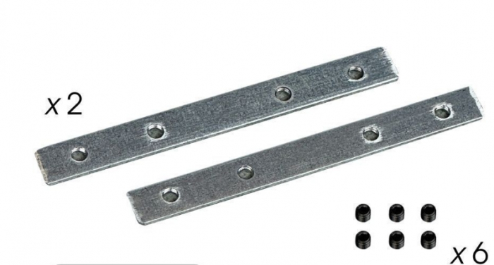 Set metalic M-Track 2 buc./6 buc. Nituri [1]
