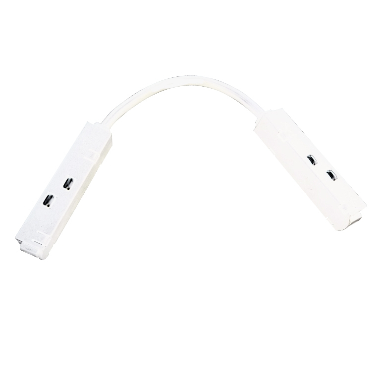 Conector electric de colt alb mat pentru sina magnetica 48V Dc [1]