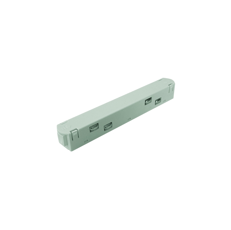 Conector electric drept alb mat pentru sina magnetica 48V Dc [1]