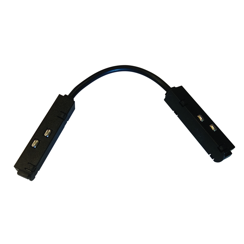 Conector electric de colt negru mat pentru sina magnetica 48V Dc [1]