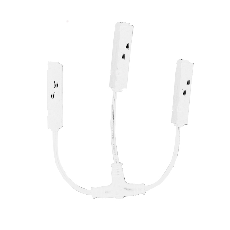 Conector electric T alb mat pentru sina magnetica 48V Dc [1]