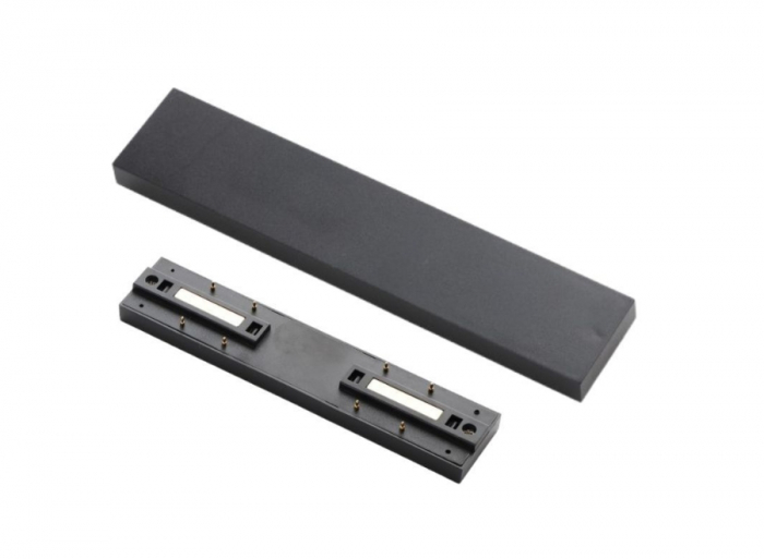 Conector magnetic electric 90° L-Track ∙ Negru [1]