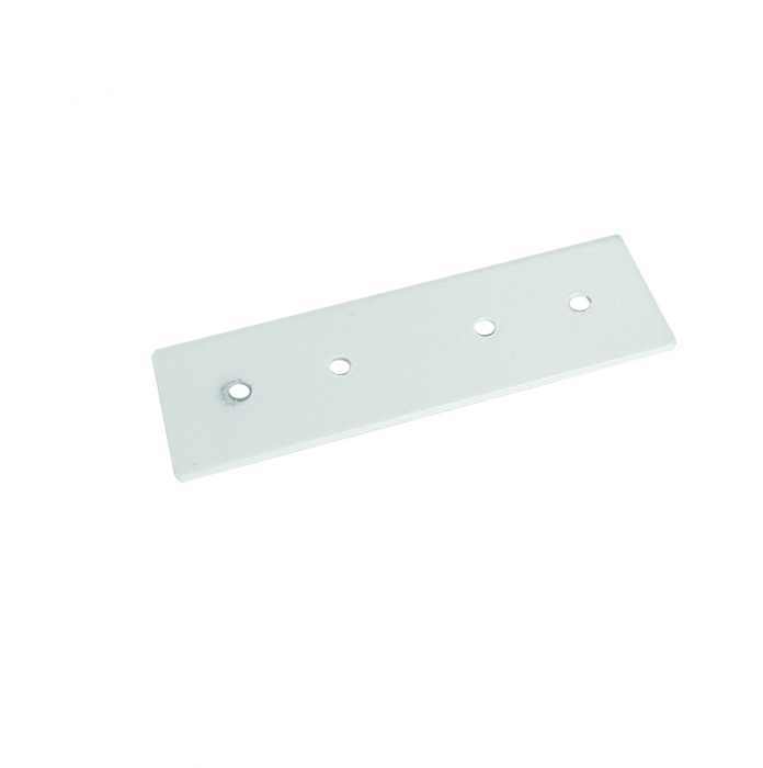 Conector metalic alb mat pentru sina magnetica aplicata [1]
