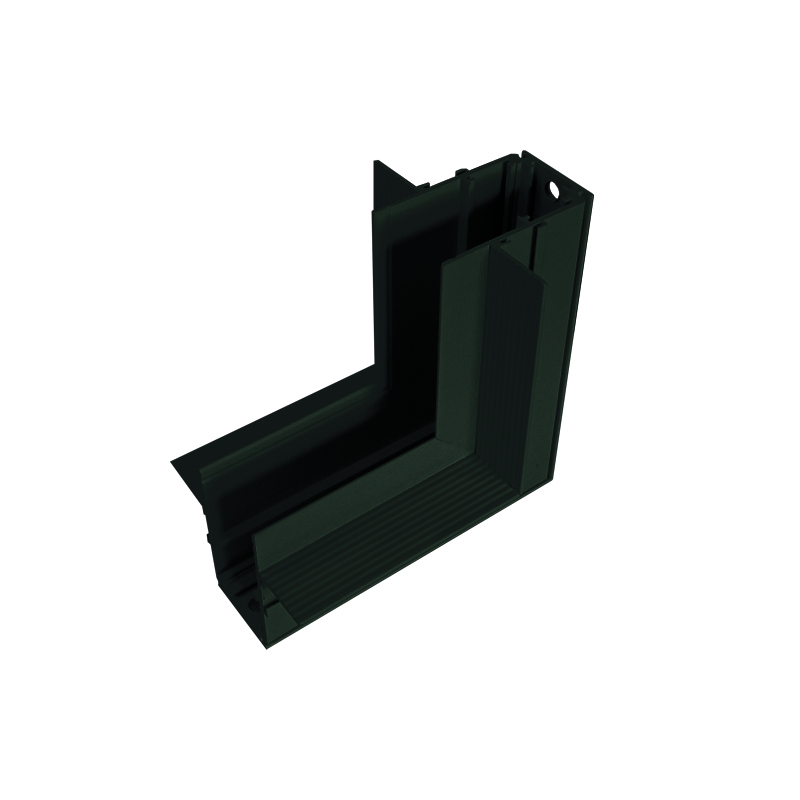 Colt interior negru mat de 90° [1]