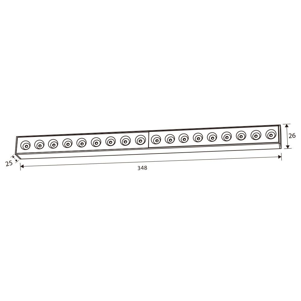Corp de iluminat magnetic LED DIVISION LED ∙ 18W ∙ Negru ∙ 3000K [2]