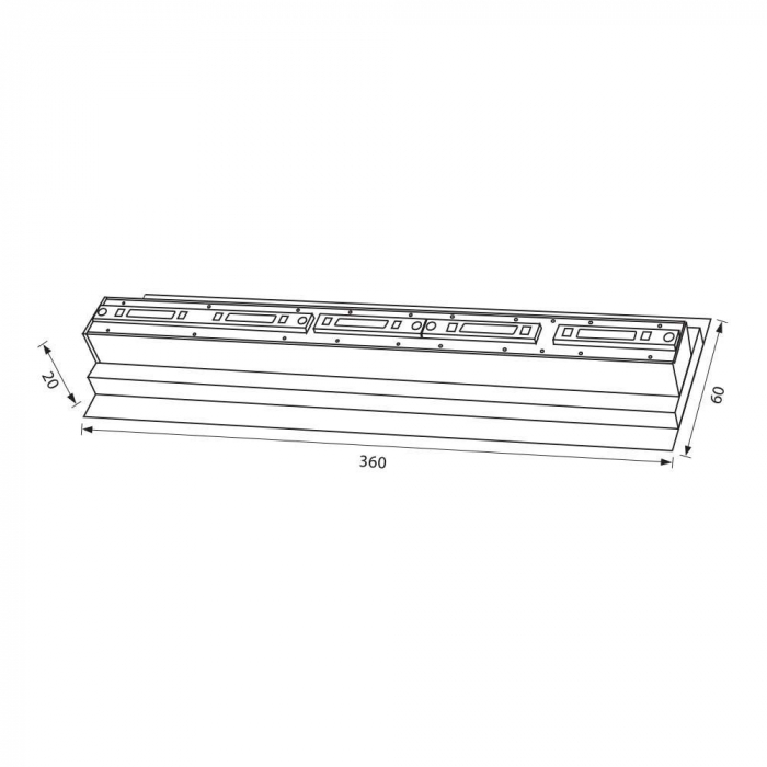 Corp de iluminat magnetic LED PARETE LED ∙ 15W ∙ Negru ∙ 4000K [5]