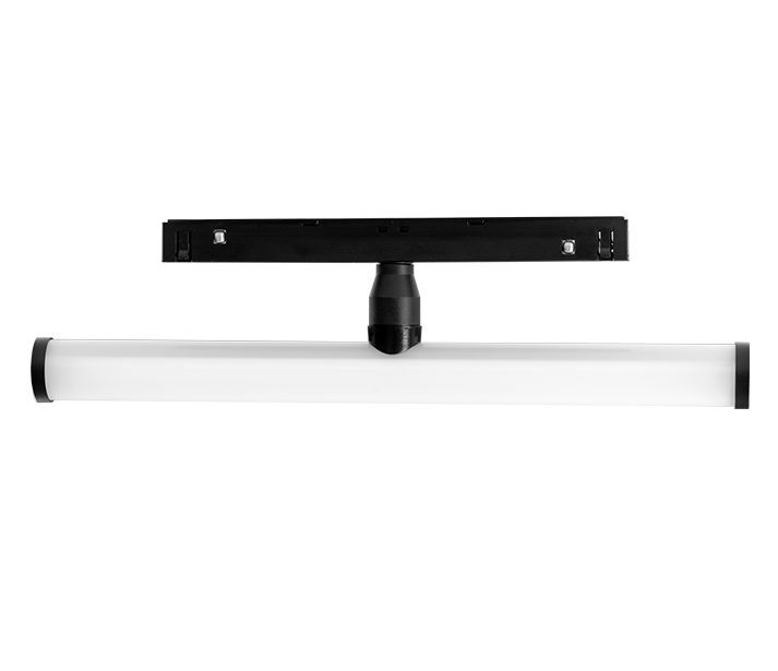 Corp de iluminat magnetic negru mat 48V Dc 6W 4000K 600Lm 150° Χ 100° osram Ra90 Φ28Χ300mm [2]