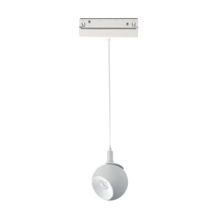 Corp suspendat magnetic alb mat 48V dc 12W 3000K 1000Lm 36° osram Ra90 Φ100*134Mm [1]