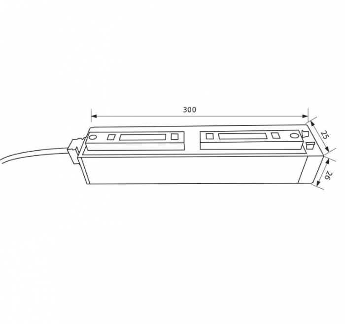 Sursa de alimentare LED SLIM25 DRIVER LED LVT ∙ 200W ∙ IN 230V OUT 48V [2]