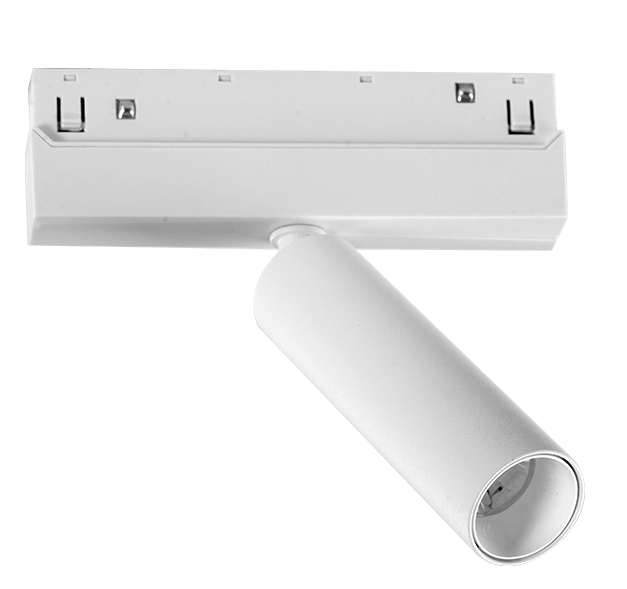 Mini spot led magnetic alb mat 48V Dc 8W 4000K 850Lm 24° osram Ra90 Φ30*110mm [2]