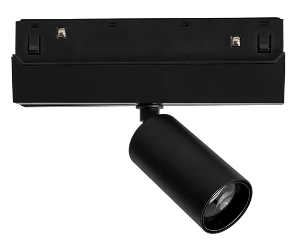 Mini spot led magnetic negru mat 48V Dc 6W 4000K 640Lm 24° osram Ra90 Φ30*60mm [2]