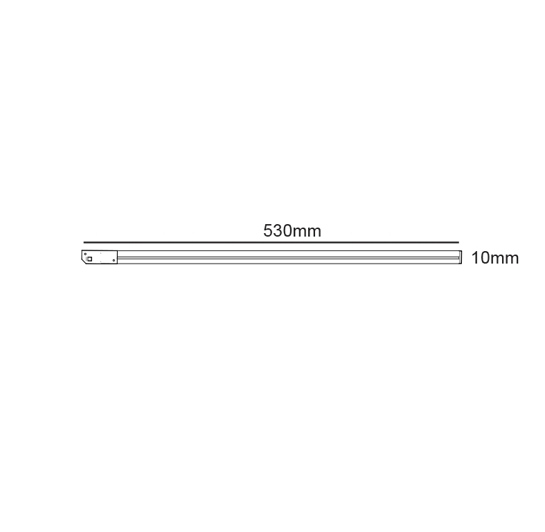 Mini corp de iluminat magnetic NEON 24V DC 6W 3000K 180LM 110° RA90 5 ANI L530MM [2]