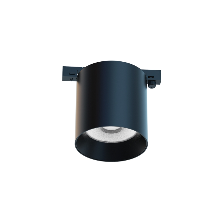Mini spot magnetic negru 24V DC 7W 4000K 700LM 36° RA90 5 ANI Φ68*71(83,4)ΜΜ [1]