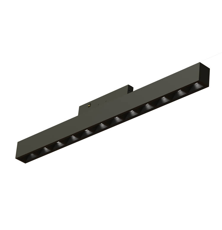 Mini Corp De Iluminat Magnetic Negru 24V DC 10W 4000K 500LM 36° RA90 5 ANI L196MM [1]