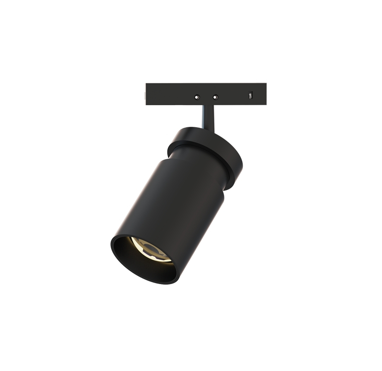 Mini Spot Magnetic zoom negru 24V DC 5W 4000K 500LM max. 20-60° RA90 5 ANI Φ35,4*55(81)ΜΜ [1]