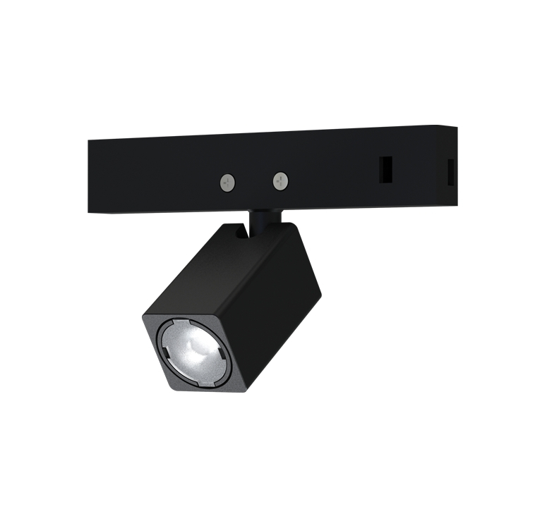 Mini Spot Magnetic zoom negru 24V DC 1W 4000K 85LM 24° RA90 5 ANI 12*22(38)ΜΜ [1]