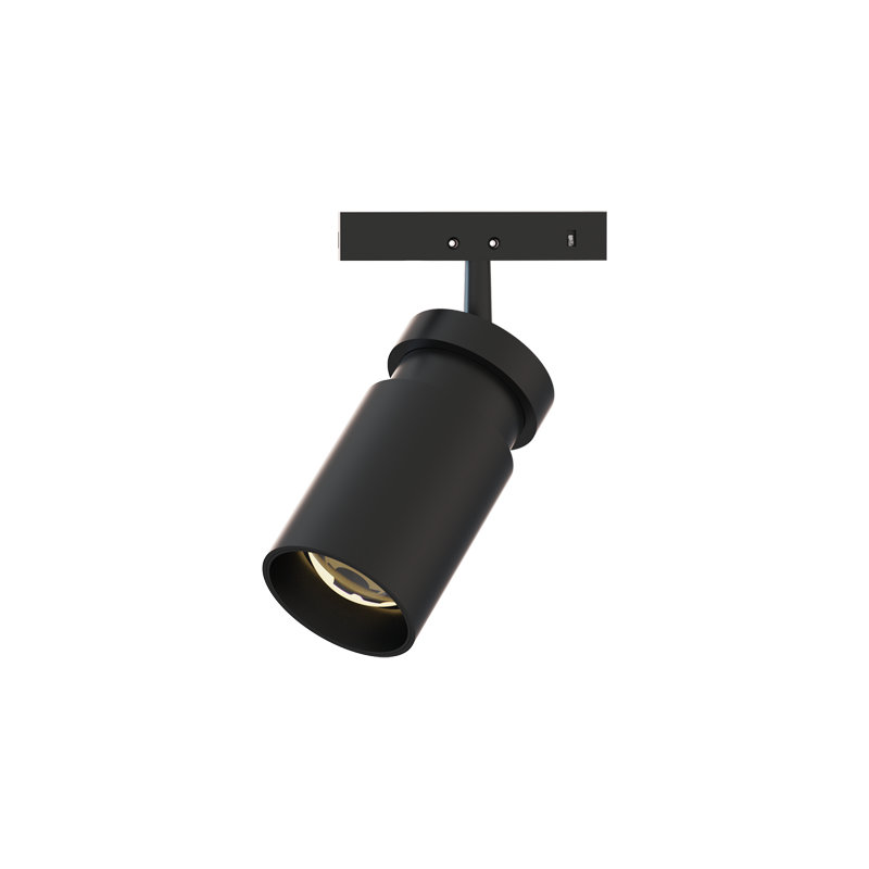 Mini Spot Magnetic zoom negru 24V DC 5W 3000K 470lm max. 20-60° RA90 5 YRS Φ35,4*55(81)ΜΜ [1]