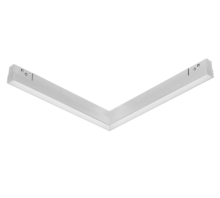 Proiector liniar 90° corner magnetic alb mat 48V dc 20W 4000K 1750Lm 110° osram Ra90 L322*307Mm [2]