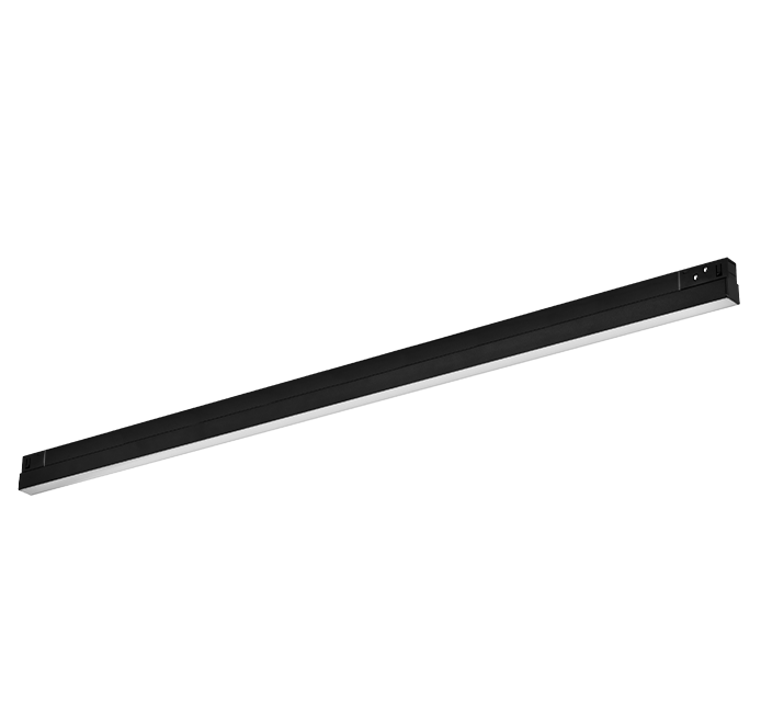 Proiector liniar magnetic negru Mat 48V Dc 30W 3000K 2400Lm 110° osram Ra90 L900mm [3]